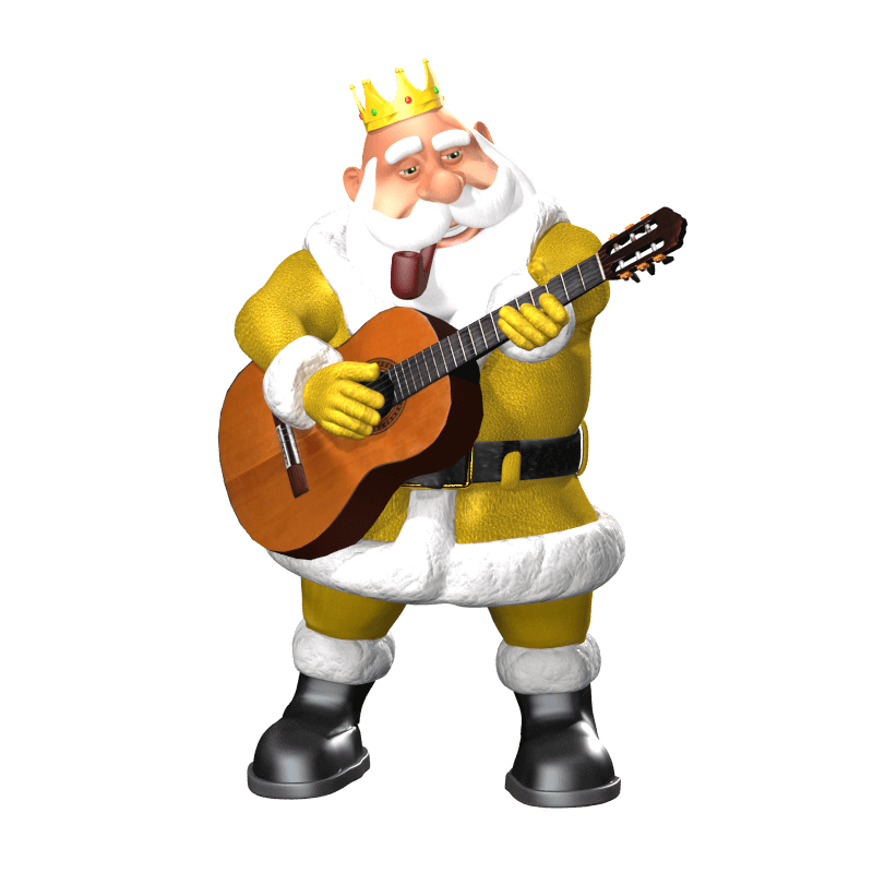 King of the North Pole Santa
